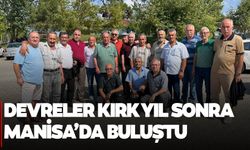 40 yıllık asker arkadaşları Manisa'da buluştu