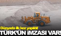 Dünyada ilk kez yapıldı!