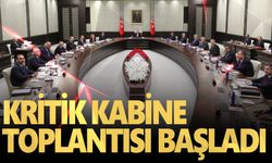 Erdoğan başkanlığında kabine toplandı