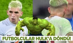 Çok konuşulacak görüntü… Futbolcular adeta Hulk'a döndü!
