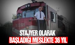 Stajyer hareket memuru olarak başladığı meslekte 36 yılını geçirdi