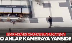 İzmir Adliyesi önünde dehşet anları kameraya böyle yansıdı!