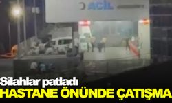 İzmir'de hastane önünde silahlı çatışma