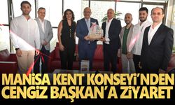 Kent konseyi Cengiz Ergün’ü ziyaret etti