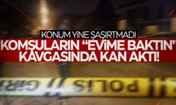 Komşuların “Evime baktın” kavgasında bıçaklar çekildi!