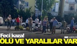 Kontrolden çıkan araç bir aileye çarptı!