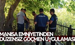 Manisa polisinden düzensiz göçmen uygulaması