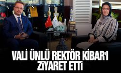 Rektör Kibar Manisa Valisi’ni ağırladı