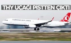 THY uçağı pistten çıktı!