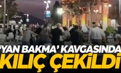 Sokak kavgasında kılıç çekildi… O anlar kameralara yansıdı