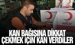 Yunusemre personelinden kan bağışı etkinliği