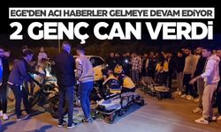 2 genç feci şekilde can verdi... Yine Ege yine kaza