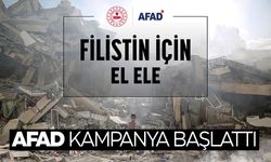 AFAD, Filistin için yardım kampanyası başlattı