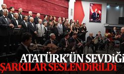Manisa’da Atatürk’ün sevdiği şarkılar seslendirildi