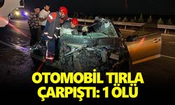 Manisa'da tırla çarpışan otomobildeki yolcu hayatını kaybetti