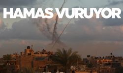 Hamas Aşkelon'u vuruyor! İlk görüntü... Füzeler ateşlendi