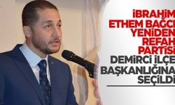 Yeniden Refah Partisi Demirci İlçe Başkanı İbrahim Ethem Bağcı oldu
