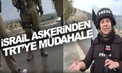 İsrail askerinden TRT'ye müdahale... O anlar kameraya yansıdı
