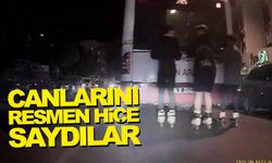 İzmir'de gençlerin tehlikeli yolculuğu kamerada