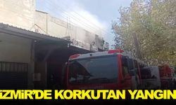 İzmir’de iş yeri yangını korkuttu