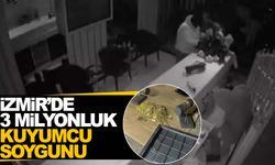 İzmir’de kuyumcuda 3 milyon liralık soygun! O anlar kameraya yansıdı!
