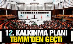 12.Kalkınma Planı TBMM'den geçti