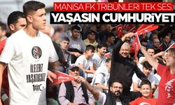 Manisa FK maçında cumhuriyet coşkusu