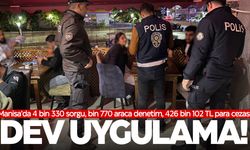 Manisa'da büyük uygulama! Yakalamalar, cezalar...