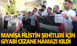 Manisa'da hayatını kaybeden Filistinliler için gıyabi cenaze namazı kılındı