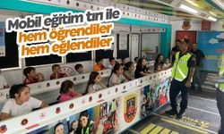 Manisa'da öğrencilere trafik eğitimi verildi