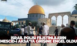 İsrail, Filistinlilerin Mescid-i Aksa’ya girişlerine engel oldu