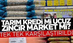 Tarım Kredi marketleri ile zincir marketler kıyaslandı! İşte fiyat farkları