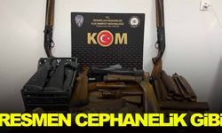Yasa dışı silah imalathanesine polis baskını