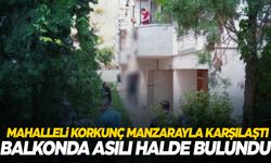 Görenler gözlerine inanamadı… Yaşlı adam balkonda asılı halde bulundu!