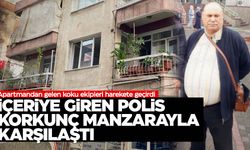 Manisa’da apartmandan gelen koku polisleri harekete geçirdi…  Evinde ölü bulundu!