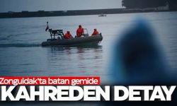 Zonguldak’ta batan gemide acı ayrıntı