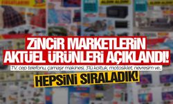 BİM, A101 ve ŞOK marketler aktüel ürün listelerini açıkladı! (Kasım-Aralık)