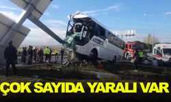 Ege’de kaza… Tur otobüsü otomobille çarpıştı