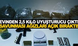 Evinden 2,5 kilo uyuşturucu çıktı! Savunması pes dedirtti!