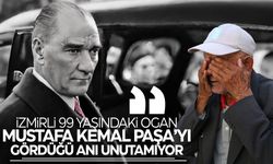 İzmirli 99 yaşındaki Hüseyin Dede, Atatürk'ü gördüğü anları unutamıyor
