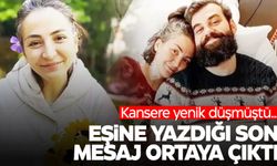 Kansere yenik düşen Ayşenur Parlak’ın eşine vedası yürekleri burktu!