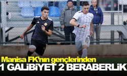 Manisa FK’nın gençlerinden 1 galibiyet 2 beraberlik