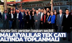 Manisa Malatyalılar Kültür ve Dayanışma Derneğinde Haydar İzci yeniden başkan