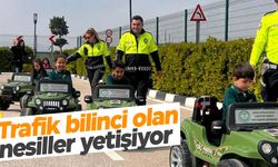 Çocuklara trafik bilinci aşılanıyor!