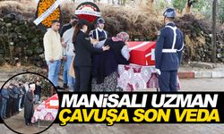 Manisalı Uzman Çavuşa acı veda