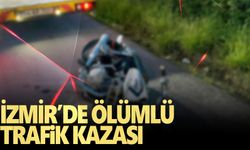 Motosikletle hafif ticari araç kaza yaptı