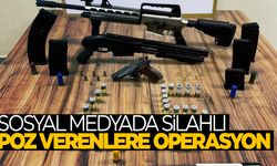 Silahlı sosyal medya pozlarına operasyon!