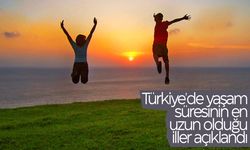 Türkiye'de  yaşam süresinin en uzun olduğu iller