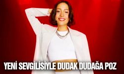 Zeynep Bastık aşka geldi! Dudak dudağa poz