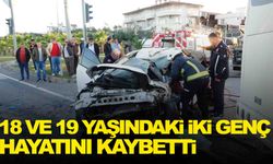 Antalya’da servis ile otomobil çarpıştı… Feci kazada can pazarı!